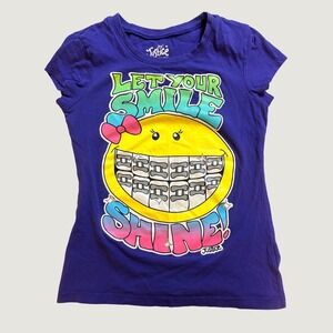 Y2K Justice Let Your Smile Shine Scene Graphic Baby Tee #16